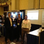 A Bit-Pay fülkéje és barátságos házigazdái az idei CES-ről.